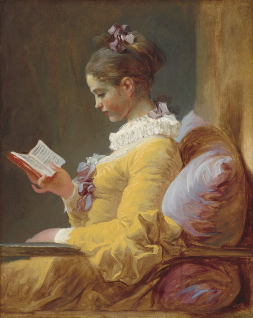10 works of art to get inspired during lockdown 5 Fragonard The Reader