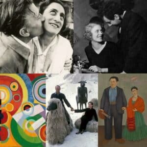 Iconic modern artist couples